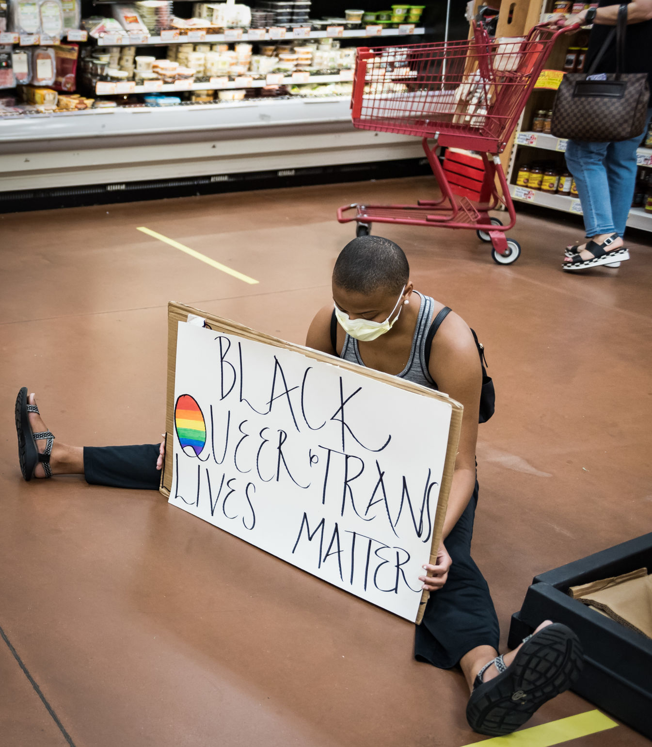 Sit-In Protest at Trader Joe's